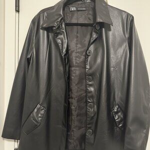 Zara | Leather Jacket Black